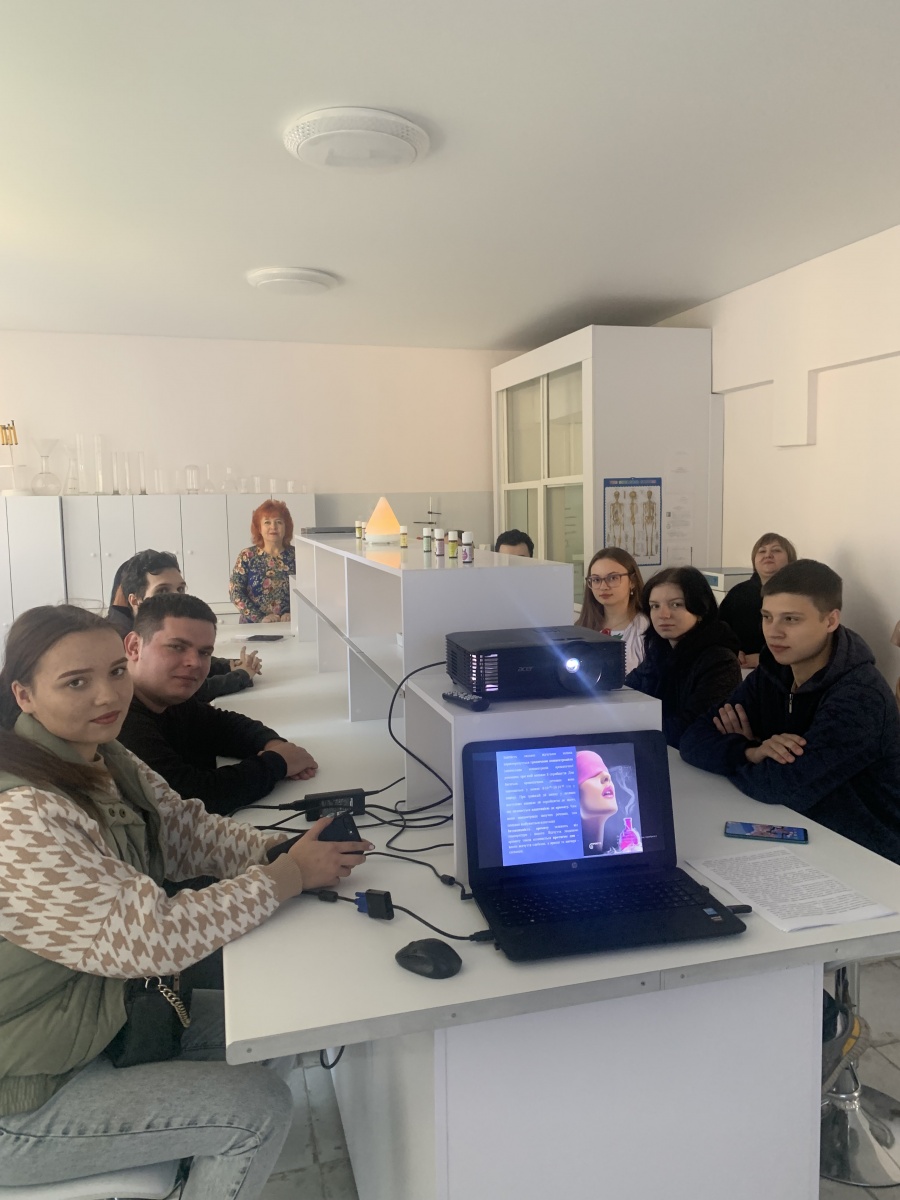 Засідання студентського наукового гуртка кафедри біології