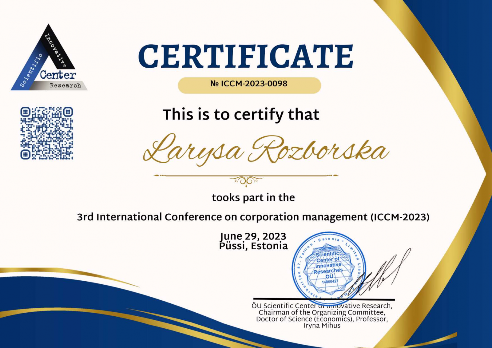 УЧАСТЬ ВИКЛАДАЧІВ КАФЕДРИ БІОЛОГІЇ В МІЖНАРОДНИХ КОНФЕРЕНЦІЯХ ТА СТАЖУВАННІ